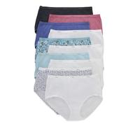 Hanes Women's Cotton Brief Panties Multi-Packs - Multi - 9