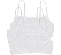 Hanes Women's Cropped Bralette, Breathable Pullover Bra, Crop Top, Solid Or Ass