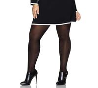 Hanes Women's Curves Control Top Opaque Tights | Wicking Cool Comfort, Black, XX-Large