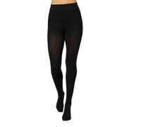Hanes Women's EcoSmart Blackout Tights, Same to Waist, 100 Denier, Black, S