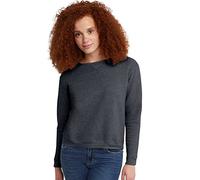 Hanes Women's EcoSmart Crewneck Sweatshirt, Slate Heather, Large