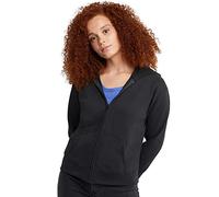 Hanes Women's EcoSmart Full-Zip Hoodie Sweatshirt, Ebony, XL
