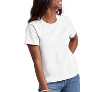 Hanes Women's Essentials, Cotton Crewneck Tee, Classic Fit T-Shirt, White, S