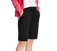 Hanes Women's French Terry Bermuda Short - Black -