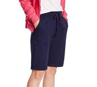 Hanes Women's French Terry Bermuda Short, Navy, Large