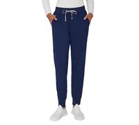 Hanes Women's Joggers, Comfort Fit Healthcare Pants, Moisture-Wicking Medical Scrubs with Odor Control, Athletic Navy, XS