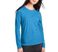 Hanes Women's Long Sleeve Tee, Deep Dive, Large