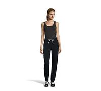 Hanes Women's Luxe Collection Lightweight Fleece Sweatpant with Pockets, Black, S