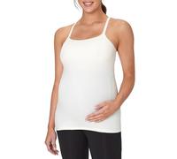 Hanes Women's Maternity Nursing, Stretch & Recover Racerback Breastfeeding Tank Top with Clip-Down Straps, Pearl, L