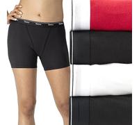 Hanes Women's Mid-thigh Boxer Brief Pack, Stretch Cotton Underwear, 4-pack Briefs (pack of 4)