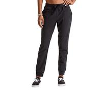 Hanes Women's Originals Joggers, 100% Cotton Jersey Sweatpants, 29" Inseam, Black, Large