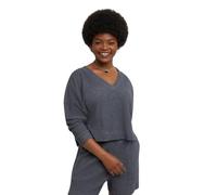 Hanes Women's Originals Ottoman, Cropped Shirt, Brushed Fleece Top Sweatshirt