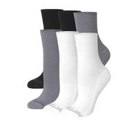 Hanes Women's Originals Supersoft Mid Crew, Half-Cushioned Socks, 6-Pairs, White, 4-8 UK (Pack of 6)