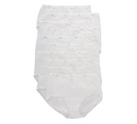 Hanes Women's Pp40ad PP40WH (Pack of 6), White, Pack of 10, 7