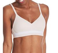 Hanes Women's Push-up T-Shirt Wireless Bra, ComfortFlex Fit, Eco Soft, Sizes S-2x, Opaque, Light Buff, M