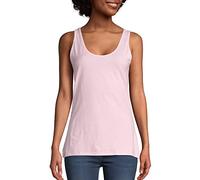 Hanes Women's Scoopneck Cotton Jersey Tank, Classic Cotton Tank Top, Lightweight Cotton Tank for Women, Paleo Pink, XL