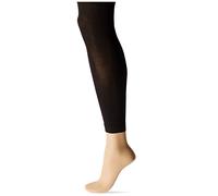 Hanes Women's Script Footless Tights with X-Temp Technology, 60 den, Black, L