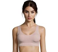 Hanes Women's Seamless Wireless, Lightweight Full-Coverage Wirefree T-Shirt Bra (S-3xl), Warm Steel, M