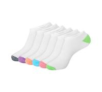 Hanes womens Sport Cool Comfort Moisture Wicking No Show Socks, 6-pair Pack