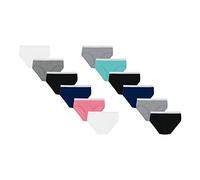 Hanes Women's Sporty Cotton Hipster Underwear, 12 Pack-Assorted, 6