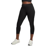 Hanes Women's Stretch Jersey Capri, Black, Medium