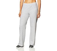Hanes Women's Sweatpants, EcoSmart Fleece Sweatpants, Cotton-Blend Fleece Sweats, Mid-Weight Open Bottom Sweatpants for Women, Light Steel, M