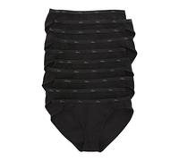 Hanes Women's Tagless All Day Comfort Cotton Bikini Panties, Black, 9