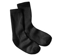Hanes womens Value, Crew Soft Moisture-wicking Socks, Available in 10 and 14-packs, Black - 10 Pack, 4-8 UK