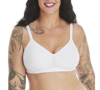 Hanes Women's X-Temp Wireless Cooling Mesh, Full-Coverage, Convertible T-Shirt Bra, Opaque, White, XXL
