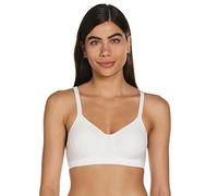 Hanes Women's X-Temp Foam Wirefree Bra, White Colour, L