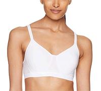 Hanes Women's X-Temp Wireless Cooling Mesh, Full-Coverage, Convertible T-Shirt Bra, Opaque, White, XL
