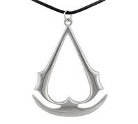 Hanessa Men’s Jewellery, Assassin Symbol, for Assassin’s Creed Gamers, Artificial Leather, Gift for Friend, Husband, Men