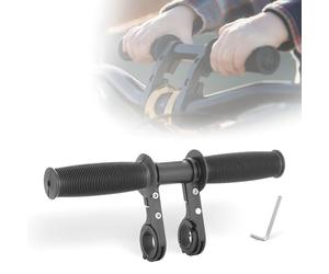 HANEVEAR Bicycle Handlebar Extension, 2 in 1 Bicycle Grips Handlebar Extender for Children, MTB Handlebar Attachment for Cycling with Children, GPS, Camera, Torch Enjoy Riding Together