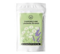 HANFANGLING Camomile and Lavender Tea, Helps to Relax, Reduces Anxiety, Improves Digestion, Improves Sleep, Strengthens the Immune System (20 Tea Bags)