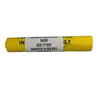 Hanfare CX25/CWHD2 Biohazard Waste Disposal Bags, Heavy Duty, Yellow (Pack of 25)