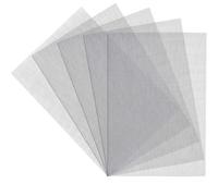 HANFCO® 5pc 25x30cm 20 Mesh Metal Wire Mesh Sheet, Stainless Steel Wire Mesh, Filter Fly Mouse Insect Rat Blocker Cat Galvanised Fine Wire Mesh Panels, Rodent Mesh