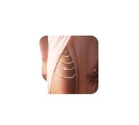 Hanfluenve Boho Rhinestone Leg Chain Sparkling Layered Thigh Chain Tassel Bling Leg Harness Chain Beach Body Chains Thigh Accessories for Women Girls, One Size, alloy, alloy