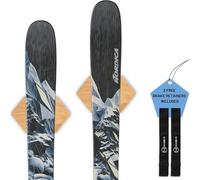 Hang 11 Ski Wall Mount - Snow Ski Hangers for Wall, Display Mount, Minimalist Hardwood Hangers, Decorative Holders to Hang, Vertical Storage Rack for Garage, Showcase Your Favorite Pastime