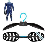 Hang 11 Wetsuit Hanger - Ultimate Wetsuit Hangers for Surfers, Improves your Wet Suit Longevity, Quick Dryer, Ideal for Scuba Diving Gear Drysuit & BCD, Surfing Accessories, Surfing Gifts (Blue)