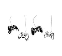 Hang Game Controller Wall Sticker Playroom Kids Room Video Gaming Zone Gamer Ps Wall Decal Nursery Vinyl Home Small - 32x56cm