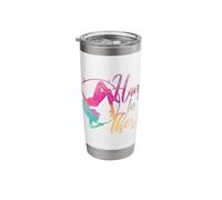 Hang in There Aerialist Pun Aerial Hoops Dance Hoop Dancer Stainless Steel Insulated Tumbler