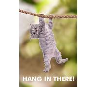 Hang In There! Cat Retro Motivational Poster 30x46 cm inch