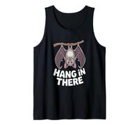 Hang in There Cute Bat Encouragement Motivation Tank Top