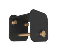 Hang in There Hook Black/ Brass