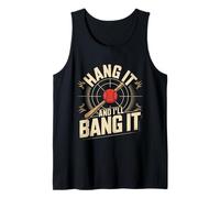 Hang It and I'll Bang It Competitive Baseball Sports - Tank Top