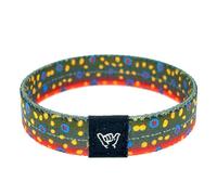 Hang Loose Bands - Coastal Bracelet for Men, Women & Teens - Comfy Tribal Print and Boho - Coastal Style Reversible Wristband, Medium: 7.5" length (for large wrists), Elastic, no gemstone