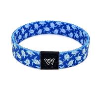 Hang Loose Bands - Coastal Surfer Beach Bracelet for Men, Women and Teens - Comfortable Summer - Boho Reversible Bracelet - Sea Turtle | S: 16.5cm (Most Common Size)