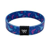 Hang Loose Bands - Coastal Surfer Beach Bracelet for Men, Women & Teens - Comfy Summer - Boho Reversible Wristband- Butterfly | Small: 6.5" (most common fitting size)