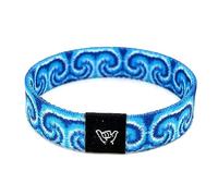 Hang Loose Bands - Coastal Surfer Beach Bracelet for Men, Women & Teens - Comfy Summer - Boho Reversible Wristband- High Tide| Medium: 7.5" length (for large wrists)