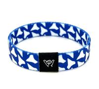 Hang Loose Bands - Coastal Surfer Beach Bracelet for Men, Women & Teens - Comfy Summer - Boho Reversible Wristband - Shark Tooth | Extra Small: 5.5" length (for petites & kids)